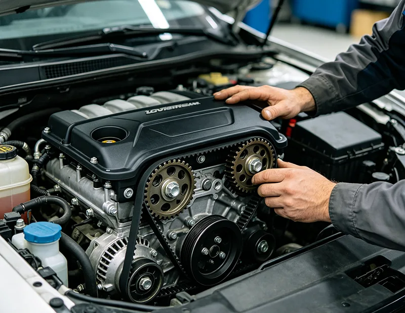 Qual è la funzione della copertura della distribuzione automobilistica?